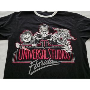 Universal Studios 2021 Halloween Horror Nights Ringer T-Shirt Size Small Chucky